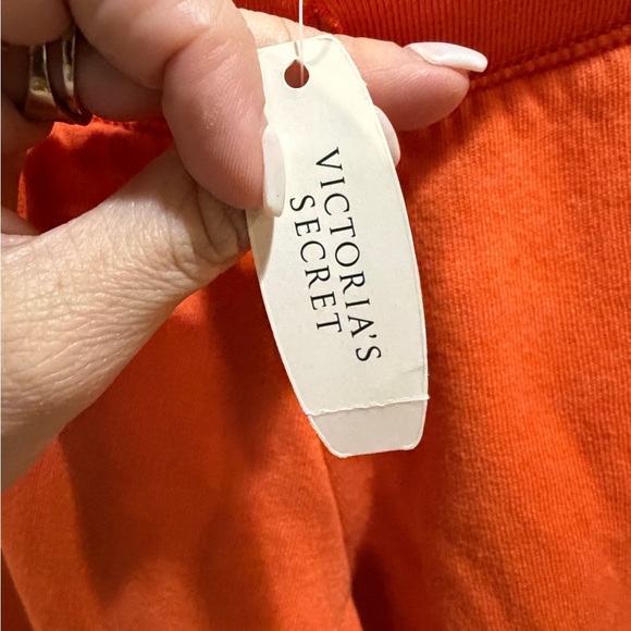 Y2K 2006 NWT Orange Victorias Secret PINK Sweatpants Deadstock Size XS - Picture 3 of 8